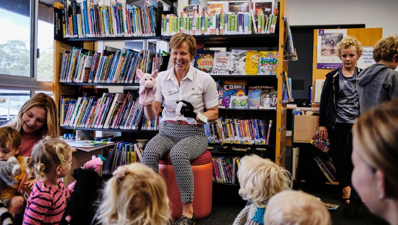 Toddler tales at Augusta Library