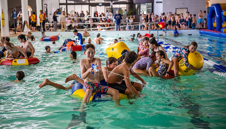Community Celebrates Pool Reopening
