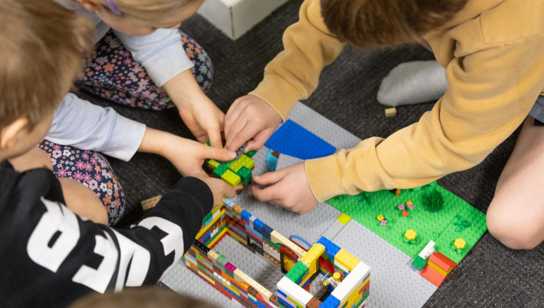 Lego and crafts at Augusta Library