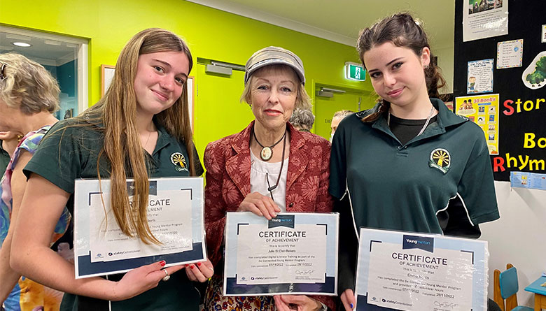 Young Mentors Program at Margaret River Library a Success