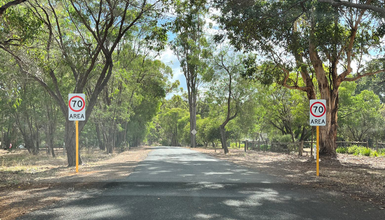 Speed Limit Reduced on Rural Residential Roads