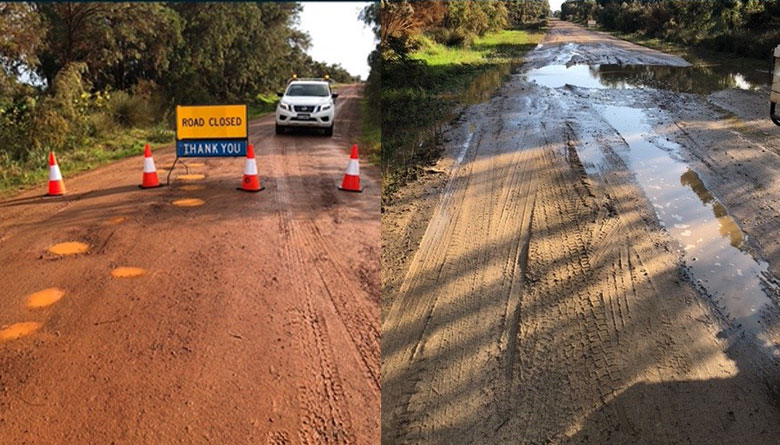 Dennis Road Scott River Temporarily Closed Due to Flooding Damage