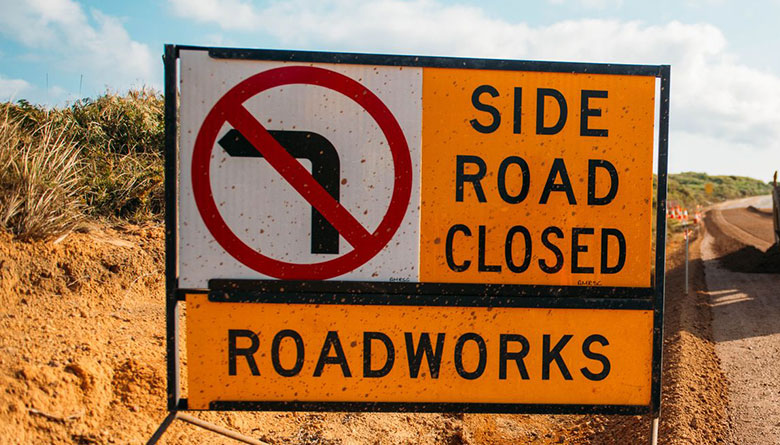 Roundabout Works on Wallcliffe Road in Margaret River