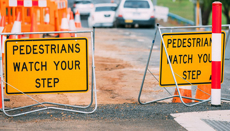 Blackwood Ave Slip Lane Works in Augusta