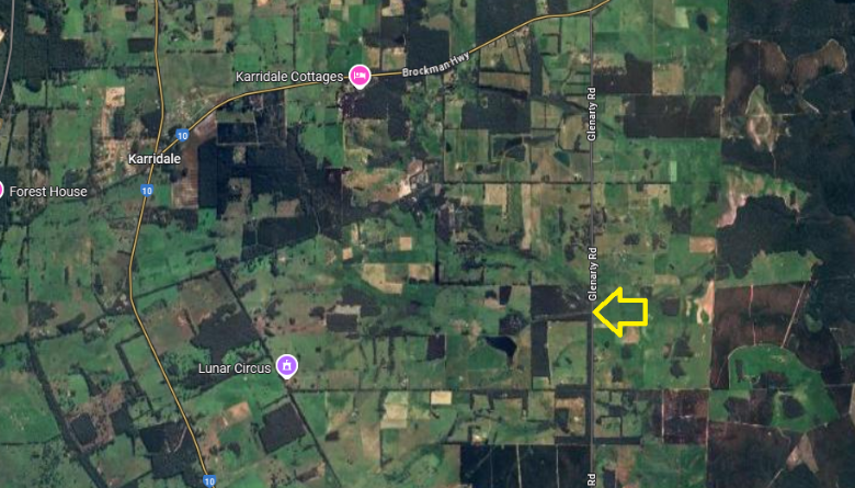 Partial road closure on Glenarty Road
