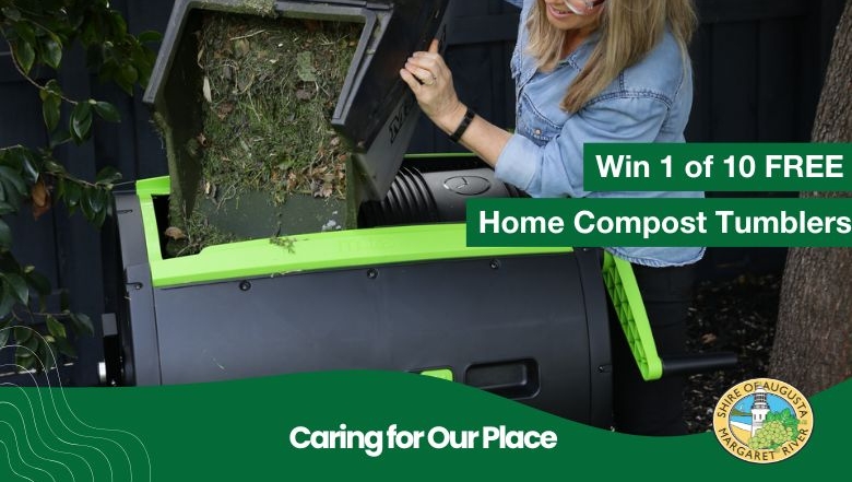 Compost tumbler giveaway