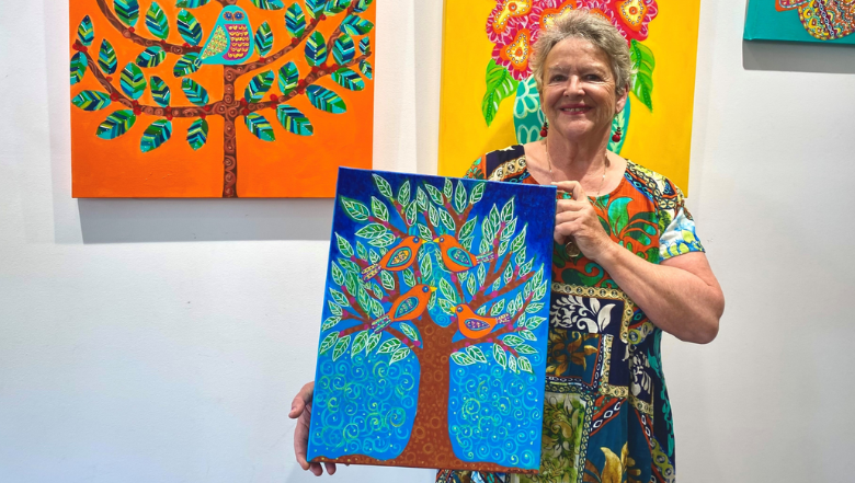 The Cocoon Gallery welcomes Sally Poole: A colourful journey of resilience
