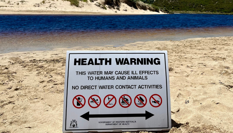 Holiday swimming advice for Margaret River Rivermouth