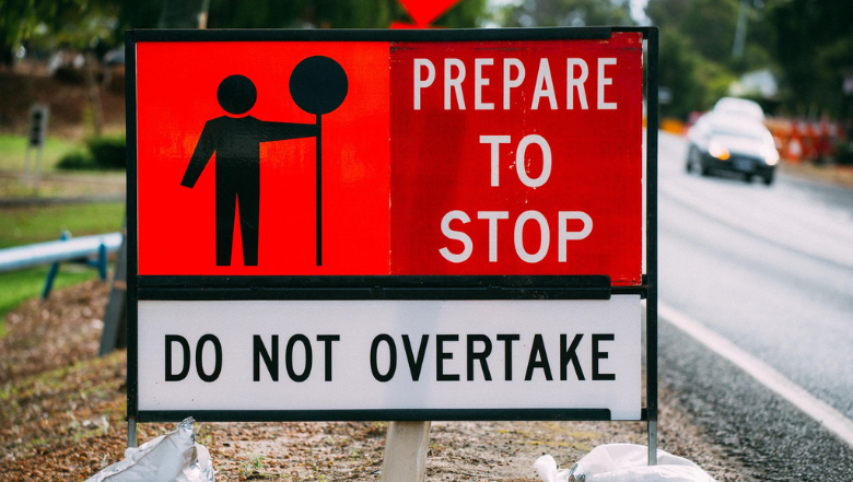 Road works – Bussell Highway, Margaret River